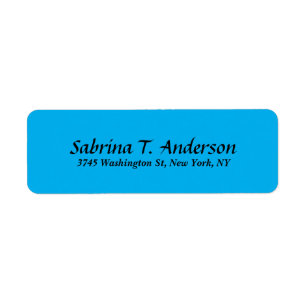 Sky Blue Elegant Script Modern