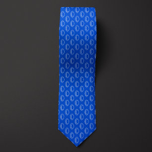 Sky Blue Football Tie