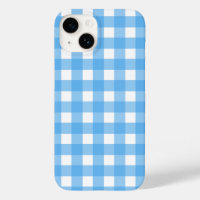 Sky blue gingham