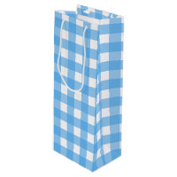 Sky blue gingham
