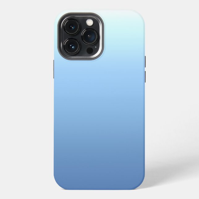 Sky Blue Gradient iPhone Case (Back)