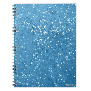 Sky Blue Gravel Spiral Notebook