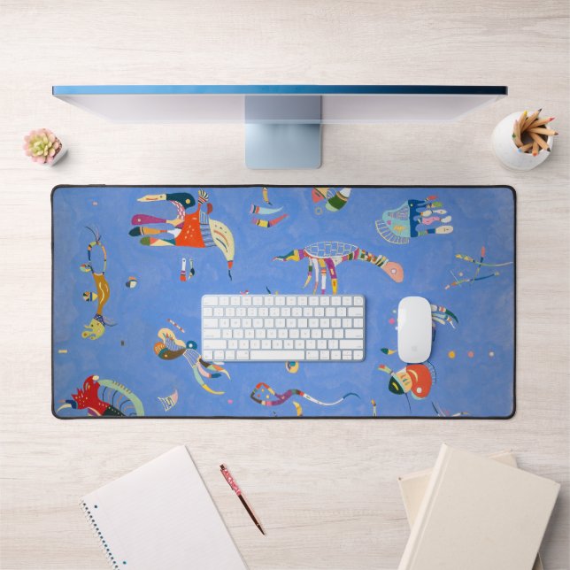 Sky Blue | Kandinsky | Desk Mat (Office 1)