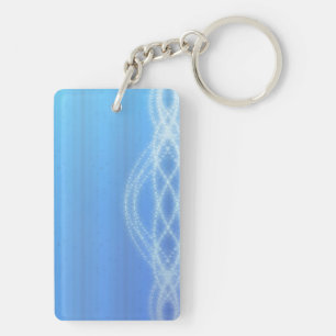 Sky Blue Key Ring