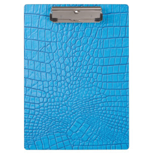 Sky blue leather  clipboard