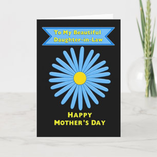 Sky Blue Mothers Day Bloom Card
