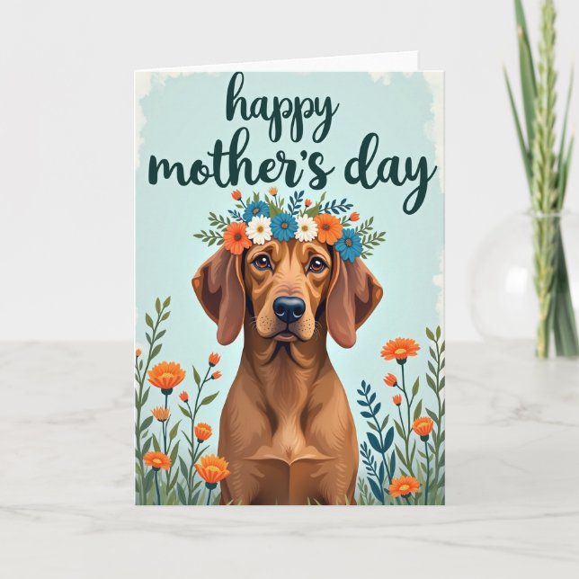 Sky Blue Mothers Day Card (Front)