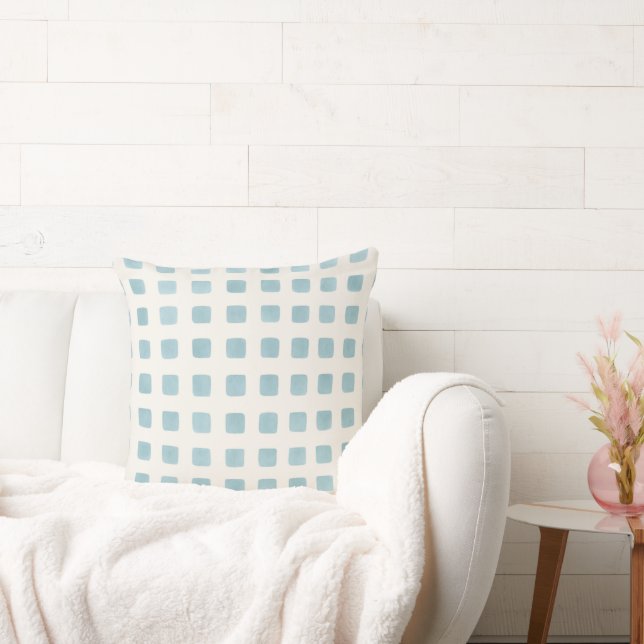 Sky Blue Nordic Dots Cushion (Couch)