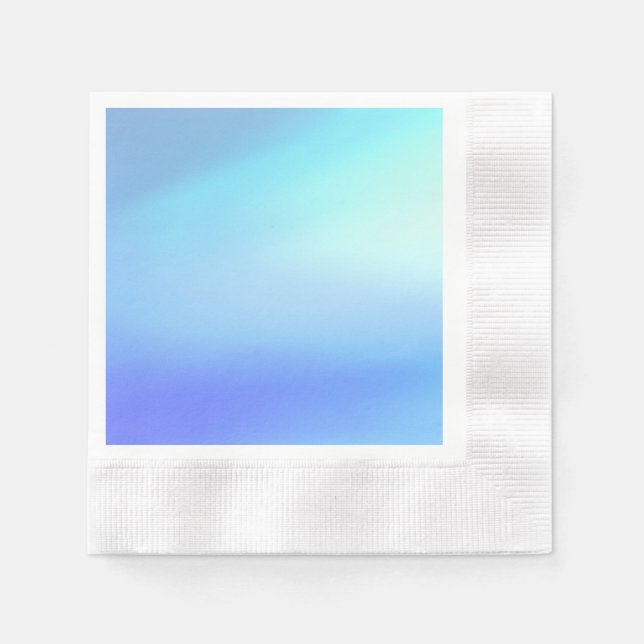 Sky Blue Paper Napkin (Front)