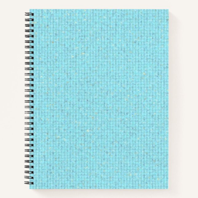 Sky blue pattern notebook (Front)