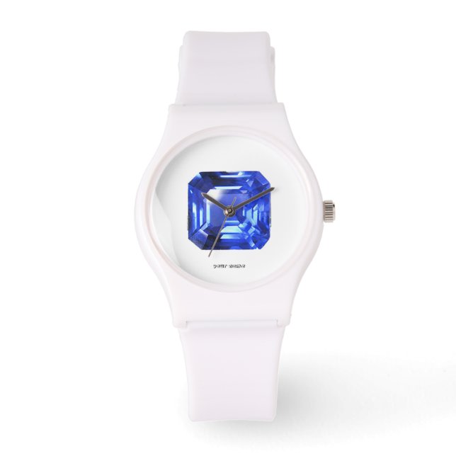Sky Blue Pattern Watch (Front)