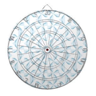 Sky Blue Pinwheels Dartboard