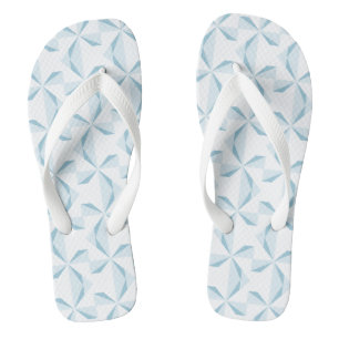 Sky Blue Pinwheels Jandals