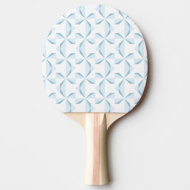 Sky Blue Pinwheels Ping Pong Paddle (Front)