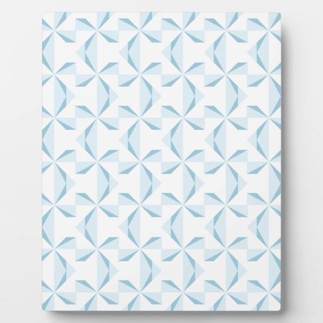 Sky Blue Pinwheels Plaque (Front)