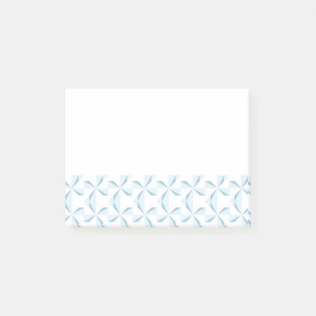 Sky Blue Pinwheels Post-it Notes (Front)