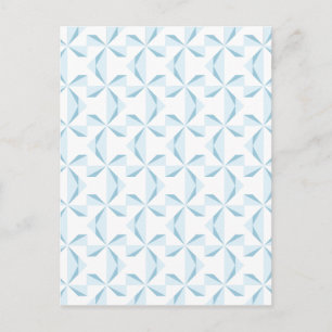 Sky Blue Pinwheels Postcard