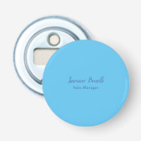 Sky Blue Professional Modern Minimalist Add Name