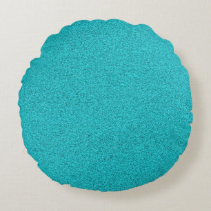 Sky Blue Round Cushion