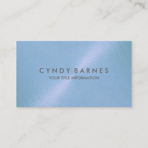 Sky Blue Sheen Business Card