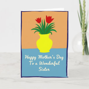 Sky Blue Sisters Day Card