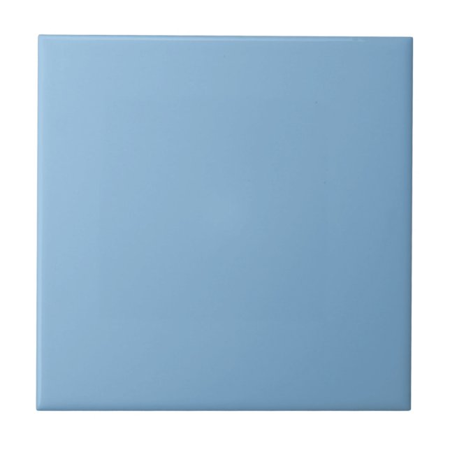 Sky Blue Solid Colour | #85b5da Tile (Front)