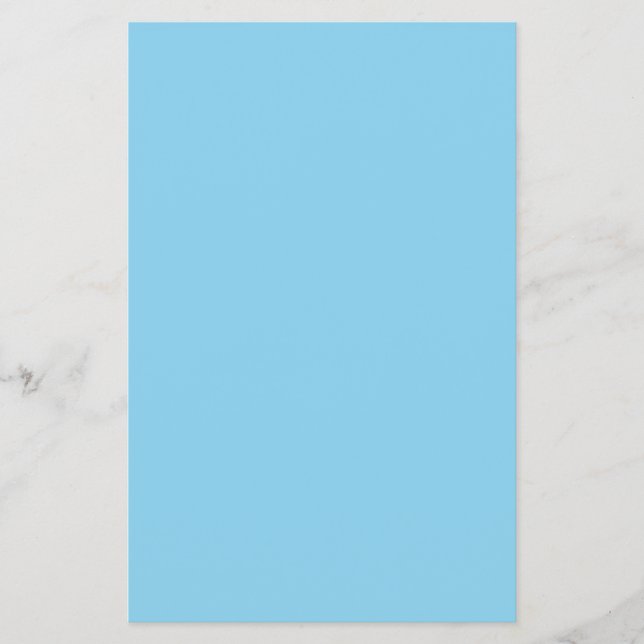 Sky Blue Solid Colour Flyer (Front)