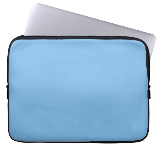 Sky Blue (solid colour) Laptop Sleeve (Front)