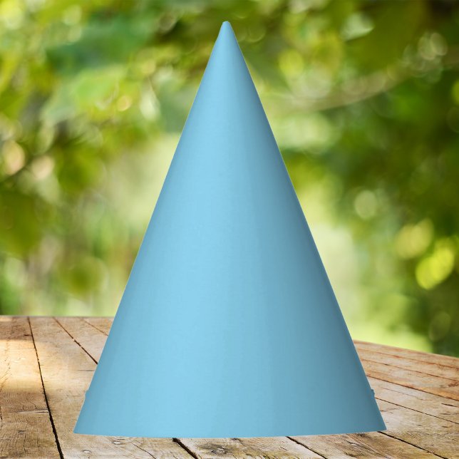 Sky Blue Solid Colour Party Hat (Creator Uploaded)