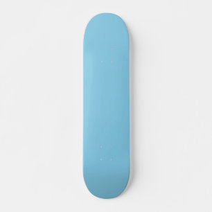 Sky Blue Solid Colour Skateboard