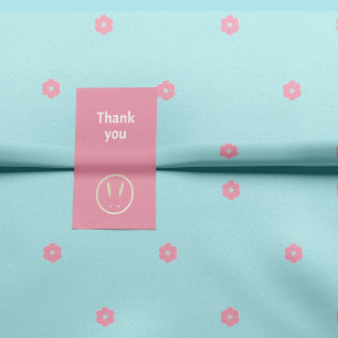 Sky Blue - Springtime Bunnies Tissue Paper