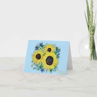 Sky Blue "Sunny Day" Card