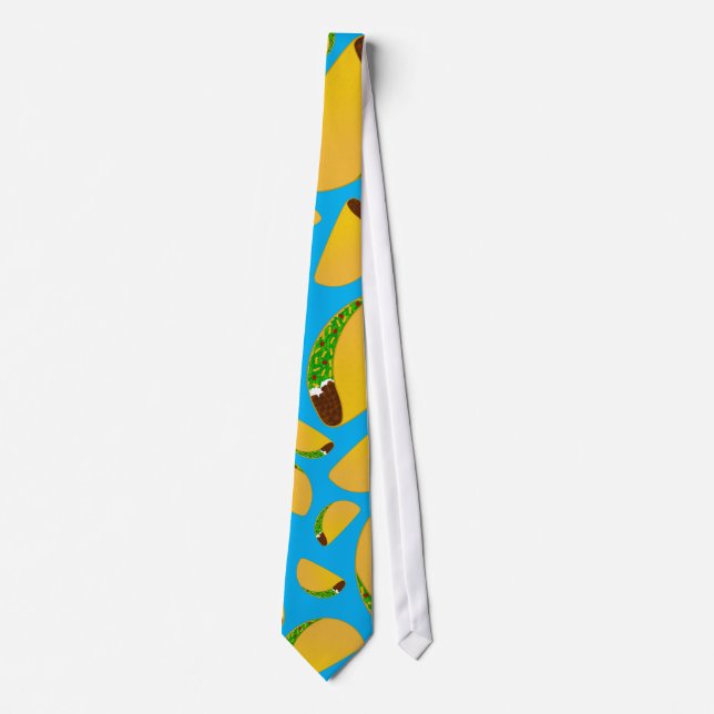 Sky blue tacos tie (Front)