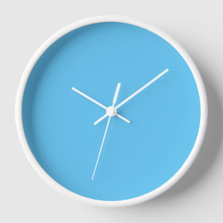 Sky Blue Wall Clock