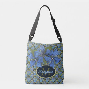 Sky Blue Wildflower Delight  Crossbody Bag