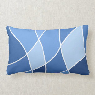 Sky blues – trendy stylish design lumbar cushion