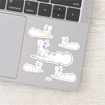 Sky Bunny - Simple Stylised Drawing