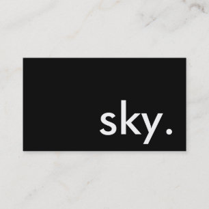 sky. business card