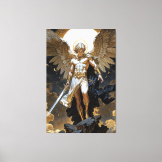Sky Champion Archangel Michael Canvas Print