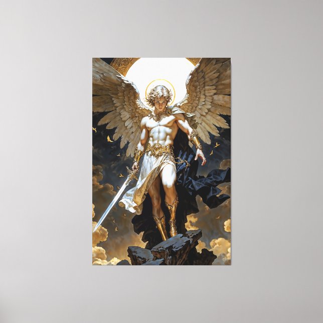 Sky Champion Archangel Michael Canvas Print (Front)