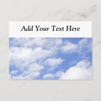 Sky Clouds Heaven Invitation