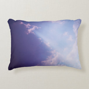 Sky Clouds Pastel Colours Skyscape Scenic Photo Decorative Cushion