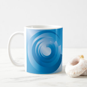 sky colours spinning coffee mug