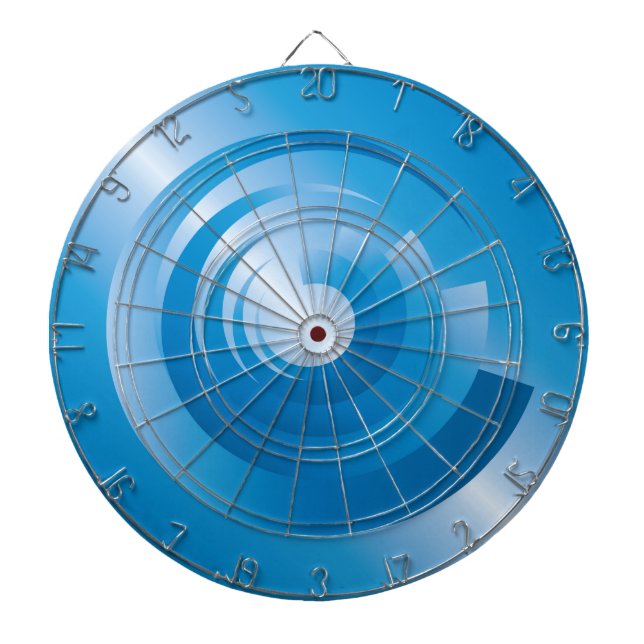 sky colours spinning dartboard (Front)