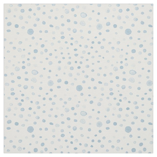 Sky Confetti Watercolor Dots Fabric (Swatch)