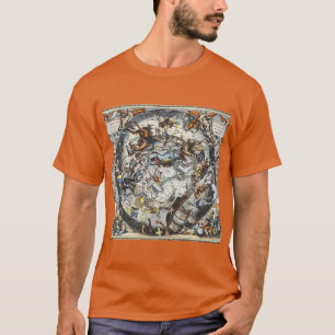 Sky Constellations Vintage Map T-Shirt