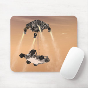 Sky Crane Maneuver During Curiosity's Mars Descent Mouse Pad