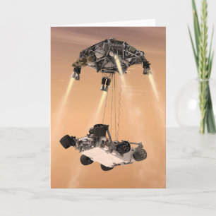 Sky Crane Manoeuvre During Curiosity's Mars Descen Card