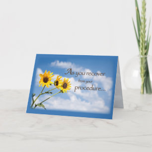 Sky Daisies Recovering From Procedure Card