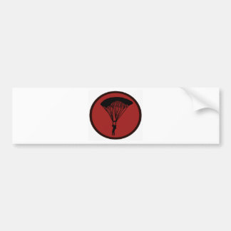 SKY DIVE COURAGE BUMPER STICKER